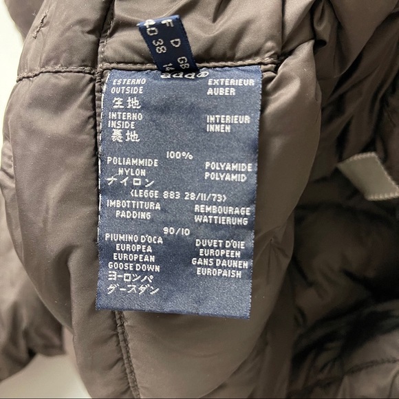 ADD Down Shawl Collar Short Puffer Jacket - Picture 4 of 6